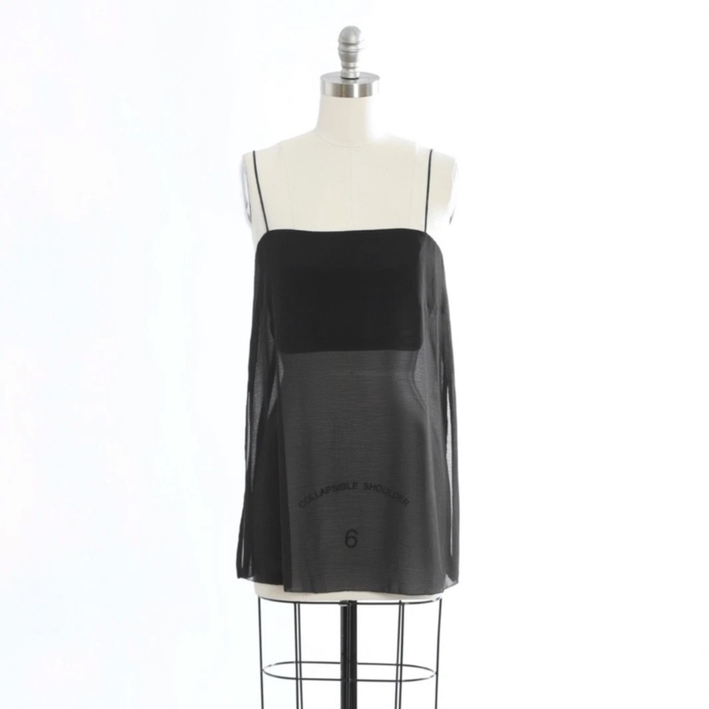 Free People Intimately Black sheer cami Sz. S